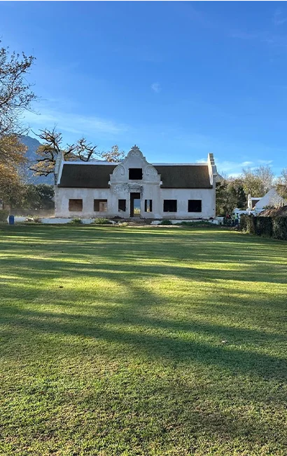 Blaauwklippen estate exterior